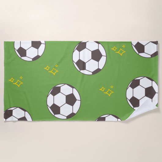 Serviette De Plage Football (Devant)