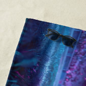 Serviette De Plage Football (En situation)