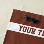 Serviette De Plage Football (En situation)