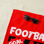 Serviette De Plage Football britannique (En situation)