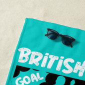 Serviette De Plage Football britannique (En situation)
