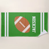 Serviette De Plage Football Custom Kids (Devant)