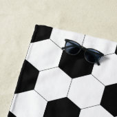 Serviette De Plage Football Motif Conception personnalisée (En situation)