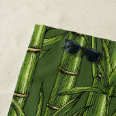 Serviette De Plage Forêt de bambou en vert (En situation)