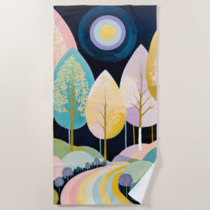 Serviette De Plage Forêt de Lumina