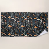 Serviette De Plage Forêt de Toadstool (Devant)