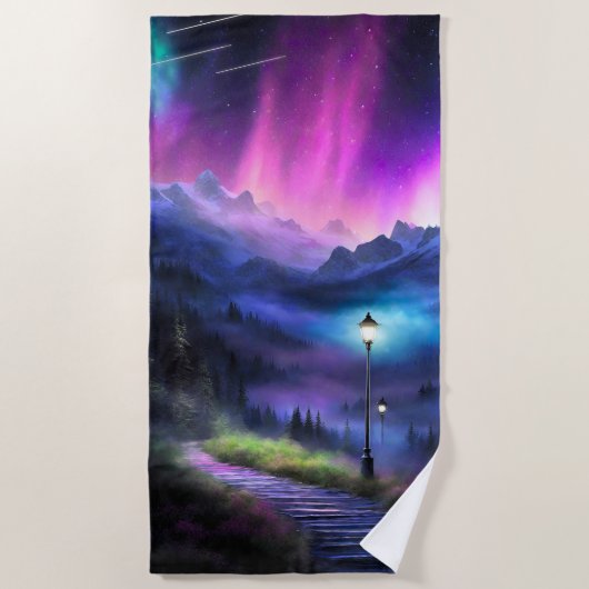 Serviette De Plage Forêt enchantée (Devant)