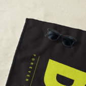 Serviette De Plage Forever Batman Atteindre Graphisme (En situation)