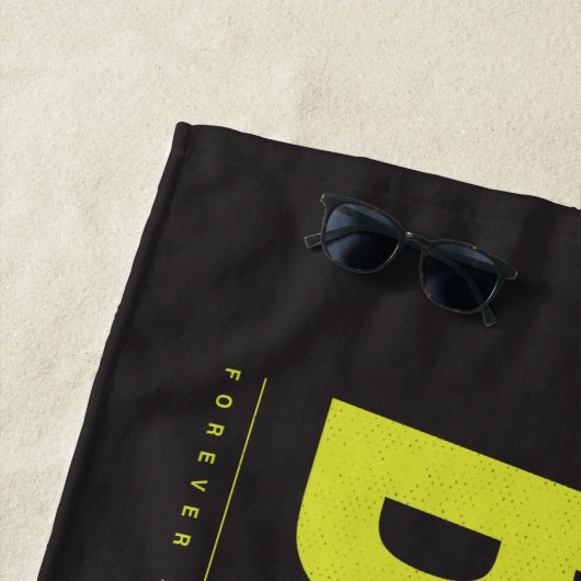 Serviette De Plage Forever Batman Atteindre Graphisme (En situation)