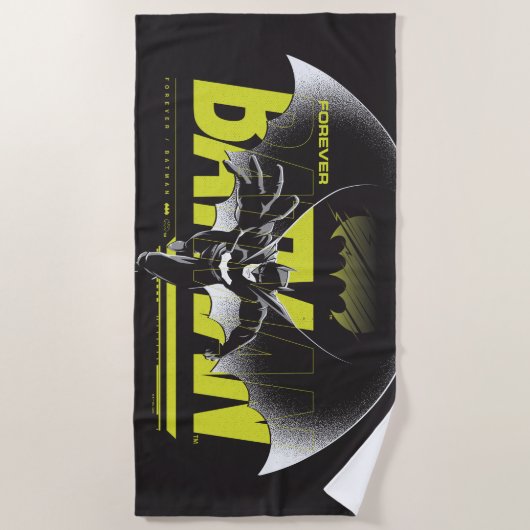 Serviette De Plage Forever Batman Atteindre Graphisme (Devant)
