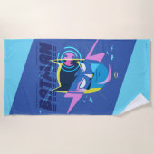 Serviette De Plage Forever Batman Lumière Tête Graphique (Devant)