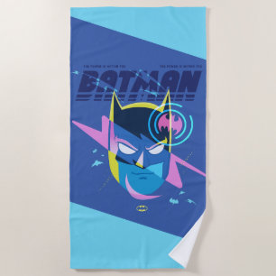 Serviette De Plage Forever Batman Lumière Tête Graphique