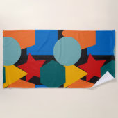 Serviette De Plage Formes Bauhaus (Devant)