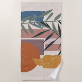 Serviette De Plage Formes Et Étapes patinées (Devant)