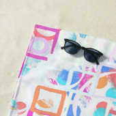 Serviette De Plage Formes géométriques Abstraites (En situation)