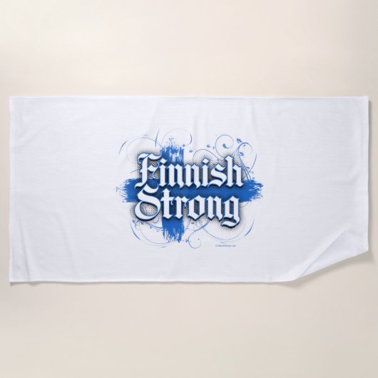 Serviette De Plage Forte finlandaise (Devant)