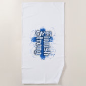 Serviette De Plage Forte finlandaise (Devant)