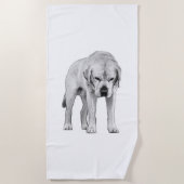 Serviette De Plage Forte silhouette (Devant)