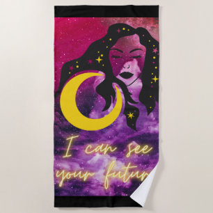Serviette De Plage Fortune Teller - "Je peux voir votre avenir" Galax