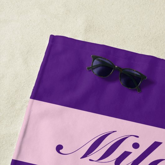 Serviette De Plage Fou de la gymnastique (En situation)