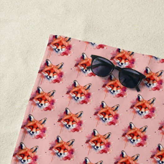 Serviette De Plage Fox Beach Towel (En situation)