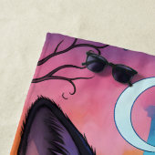 Serviette De Plage Fox divisée par les royaumes de Twilight (En situation)