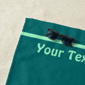 Serviette De Plage Fractal Inuit Hunter (En situation)