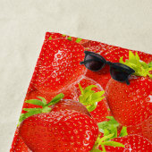 Serviette De Plage Fraises (En situation)