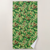 Serviette De Plage Fraises sauvages sur miellerie (Devant)