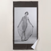 Serviette De Plage Francesca a Bella Ragazza, Belle fille italienne (Devant)