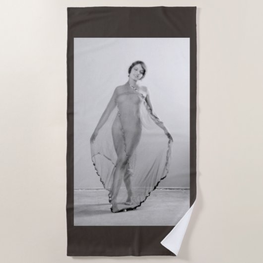 Serviette De Plage Francesca a Bella Ragazza, Belle fille italienne (Devant)