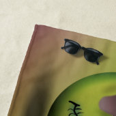 Serviette De Plage Frankenmoji (En situation)