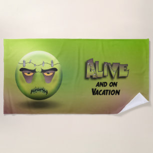 Serviette De Plage Frankenmoji Strandlaken