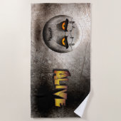 Serviette De Plage Frankenmoji Vintage (Devant)