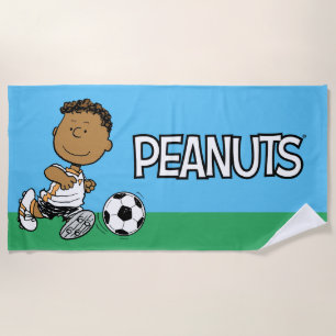 Serviette De Plage Franklin Jouer Au Football
