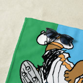 Serviette De Plage Franklin Jouer Au Football (En situation)