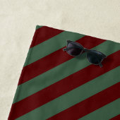 Serviette De Plage Frappes de Noël (En situation)