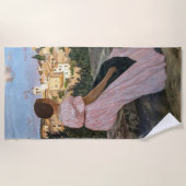 Serviette De Plage Frederic Bazille - La robe rose (Devant)