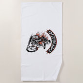 Serviette De Plage FreeDom Rider Biker (Devant)