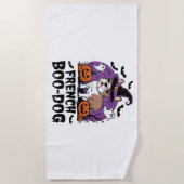 Serviette De Plage French Boo Dog - La Spookiest Pup (Devant)
