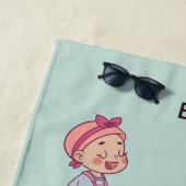 Serviette De Plage Frère et soeur (En situation)
