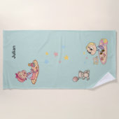 Serviette De Plage Frère et soeur (Devant)