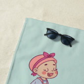 Serviette De Plage Frère et soeur (En situation)