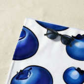 Serviette De Plage Fresh Blueberry (En situation)
