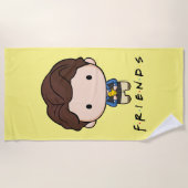 Serviette De Plage FRIENDS™ | Chandler Chibi (Devant)