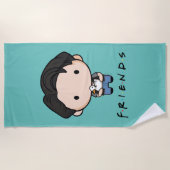Serviette De Plage FRIENDS™ | Joey Chibi (Devant)