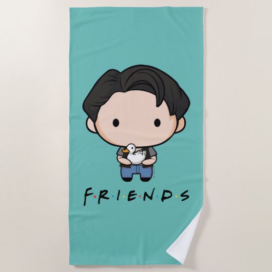 Serviette De Plage FRIENDS™ | Joey Chibi (Devant)