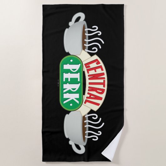 Serviette De Plage FRIENDS™ | Logo Central Perk (Devant)