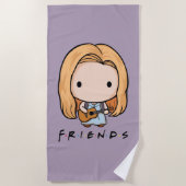 Serviette De Plage FRIENDS™ | Phoebe Chibi (Devant)