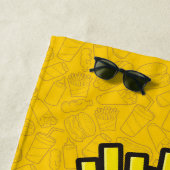 Serviette De Plage Fries françaises (En situation)